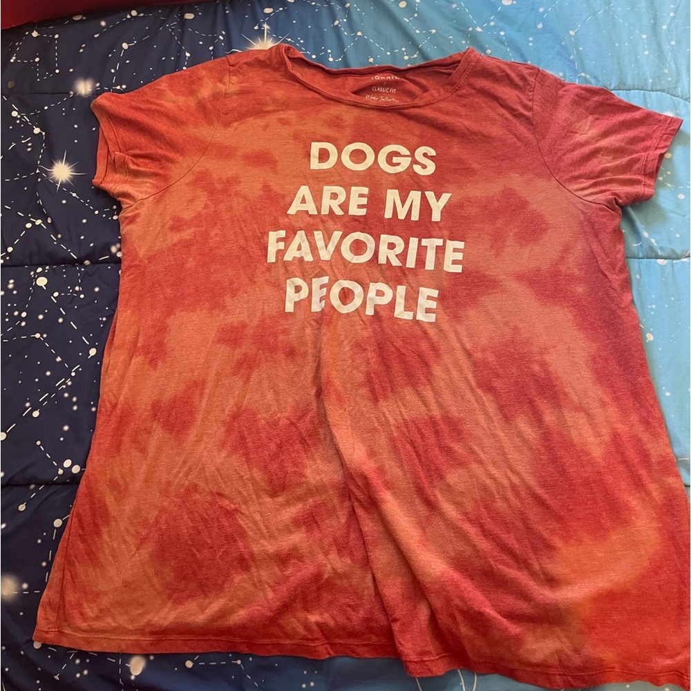 Torrid Red Tie-Dye Dog Tee